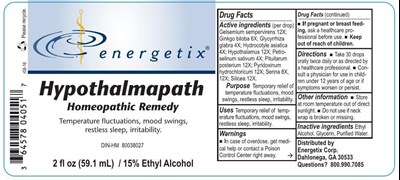 2 Oz Bottle Label (Hypothalmapath R08 16)